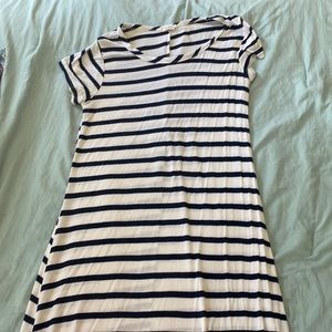 Striped tshirt dress
